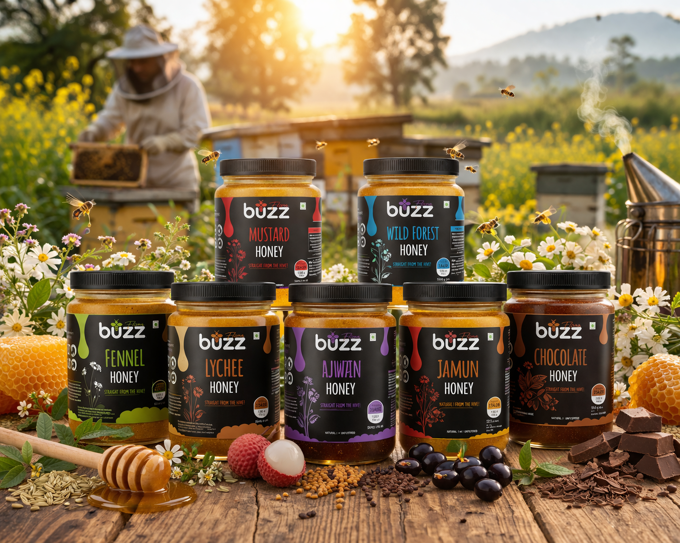 Buzz Flora honey flavours in Ahmedabad